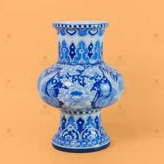 Bình Hoa Song Phụng Cát Tường Ngàn Hoa Phú Quý Lam Ngọc Bình An